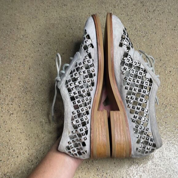 Jeffrey Campbell Town Square Studded Oxfords 6 - Picture 3 of 11